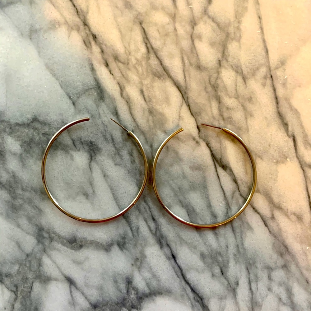 Silver Hoop Earrings